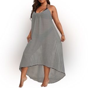 NEW 🦓 Striped Coverup Dress 🦓